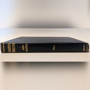 Matrix Theory by F. R. Gantmacher, 1960
